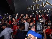 ‎استقبال حافل من جماهير الأهلي لبعثة الفريق بالإمارات