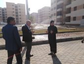 مساعد نائب وزير الإسكان يتفقد مشروع 1185 عمارة "إسكان اجتماعى" بحدائق أكتوبر