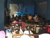 شاهد.. أطفال مدارس المنيا يقبلون على فعاليات برنامج سينما الأطفال بمتحف ملوى