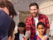 عشاق برشلونة يستقبلون ليونيل ميسي في فعاليات أكسبو 2020 بدبي