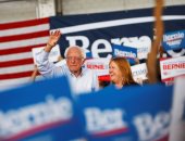 مسيرة انتخابية للمرشح الأمريكى السناتور بيرنى ساندرز