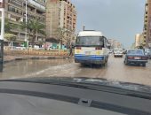 هطول أمطار غزيرة بمحافظة الغربية وزحام مرورى على الطرق السريعة..صور 