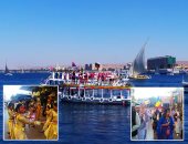 أجواء كرنفالية تراثية فى أسوان.. عاصمة الثقافة الأفريقية تحتضن مهرجان أسوان الدولى الثامن للثقافة والفنون.. 23 فرقة شعبية و13 أجنبية وعربية و400 فنان وفنانة.. وروسيا ضيف الشرف والحضور الجماهيرى لافت