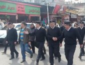 مدير أمن الغربية يقود حملة أمنية لرفع الإشغالات بشوارع طنطا.. صور