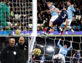 ملخص واهداف مباراة مان سيتي ضد وست هام فى الدوري الانجليزي
