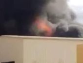 الحماية المدنية بالإسكندرية تسيطر على حريق هائل بمصنع فى برج العرب
