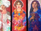 37 فنانة تستعد لـ معرض"صاحبة السعادة" بروما احتفالا بيوم المرأة العالمى.. صور