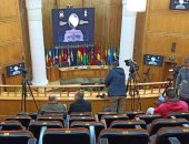 توافد الوفود المشاركة باجتماع رؤساء المحاكم والمجالس الدستورية الأفريقية