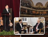 رئيس جامعة القاهرة: حظرت التعامل مع مطربى المهرجانات والخارجين على الذوق الراقى منذ عامين.. "الخشت": منعت مكبرات الصوت وإذاعة الأغانى الشعبية بالحرم.. وحفل لـ"عمر خيرت وأوركسترا القاهرة السيمفونى" قريبًا