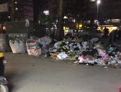 شكوى من استمرار تراكم القمامة فى أول فيصل أمام مسجد آل الحمد بالجيزة