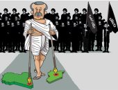 كاريكاتير صحيفة إماراتية.. "أردوغان" هو القائد الأعلى لتنظيم داعش