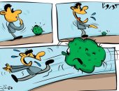 كاريكاتير صحيفة كويتية.. تفحل فيروس كورونا 