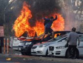 صور.. احتجاجات جديدة فى شوارع تشيلى تتحول إلى أعمال عنف مع الشرطة