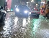 شكوى من غرق شوارع شبين القناطر بمياه الأمطار
