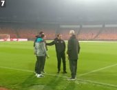 فايلر وسيد عبد الحفيظ يتفقدان استاد القاهرة قبل مباراة القمة