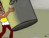 كاريكاتير صحيفة يمنية .. الدعم القطرى المشبوه للحوثيين فى اليمن