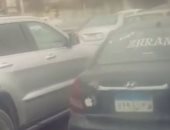 كثافات مرورية بمطلع أكتوبر المتجه من مدينة نصر للمهندسين