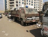 سيارات القمامة والمخلفات بجانب العمارات... شكوى سكان زهراء المعادى