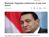 صحافة العالم تودع مبارك "BBC": قائد عسكرى اختار الالتزام بالتهدئة وقاد مبادرات رائدة بين الفلسطينيين والإسرائيليين.. "ميرور": رحل بعد أيام من براءة علاء وجمال بـ"قضية البورصة".. و"CNN": واجه بقوة جماعة الإخوان
