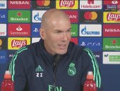 زيدان قبل قمة ريال مدريد ضد مانشستر سيتى: جوارديولا الأفضل فى العالم