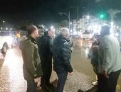 محافظ السويس يتفقد الشوارع والميادين وتكثيف أعمال كسح المياه بالطرقات