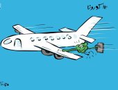 كاريكاتير صحيفة كويتية.. كورونا ينتشر بالرحلات الجوية 