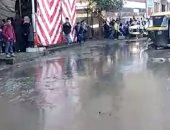 شكوى من تراكم مياه الصرف والأمطار  بشارع الوحدة بإمبابة ..صور