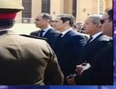 أول ظهور لنجلى الرئيس الراحل علاء وجمال مبارك بعد وفاة والدهما
