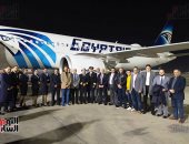صور.. الطائرة الرابعة إيرباص A320neo تصل مطار القاهرة.. تتضمن أحدث التقنيات