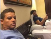 سعد سمير ينشر صورة مع حسام غالي ويعلق: كان فيها نوم من 9 بالليل