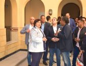 وزيرة الثقافة: الإعداد لاحتفالية كبرى خلال افتتاح طريق الكباش