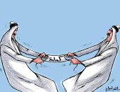 كاريكاتير صحيفة كويتية.. الصراع يشتعل للحصول على كمامة بعد انتشار كورونا