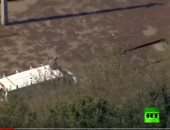 فيديو.. انفجار ماسورة مياه أمام السيارات فى ولاية تكساس الأمريكية