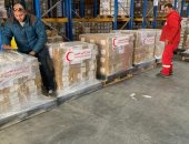 صور.. الهلال الأحمر المصرى: 5.5 طن أدوية مساعدات لدولة جنوب السودان