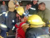 الحماية المدنية تنقذ سيدة مريضة وتنقلها للمستشفى فى القاهرة... صور