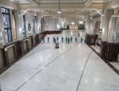 أعمال تعقيم واسعة بالحرم المكى فى إطار مواجهة كورونا