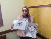 قصة طالبة تعشق الرسم وتتمنى إنشاء معرض لبيع لوحاتها بسوهاج