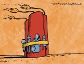 كاريكاتير صحيفة إماراتية.. قتل اللاجئين السياسة الخارجية لتركيا