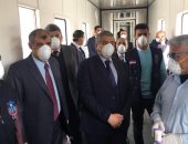 نائب وزير الطيران يتفقد مطار برج العرب للاطمئنان على سير العمل وحركة التشغيل