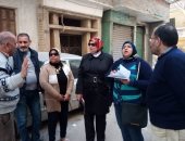 إخلاء عقار مائل بالإسكندرية وفحص العقارات المجاورة للتأكد من سلامتها