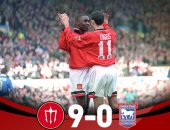 زى النهاردة.. مانشستر يونايتد يفوز 9-0 ويحقق أكبر انتصار بتاريخ الدورى