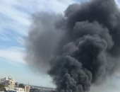 مصرع 9 وإصابة 60 فلسطينيا فى حريق ضخم اندلع وسط قطاع غزة.. صور