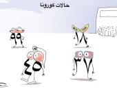 كاريكاتير صحيفة سعودية تسلط الضوء على تفشى فيروس كورونا 