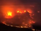 حريق ضخم يلتهم الغابات فى باتاجونيا جنوب الأرجنتين.. فيديو