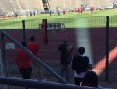 فيديو وصور..الجالية المصرية في جنوب افريقيا تحضر آخر مران للأهلي قبل لقاء صن داونز