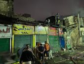 محافظ القاهرة يشكل لجنة لمعاينة تأثير حريق الدرب الأحمر على العقار