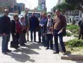 صور.. بدء تنفيذ مبادرة "اتحضر للأخضر" بالإسكندرية 