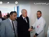 الرئيس التونسى يتفقد مصابى العملية الانتحارية.. فيديو