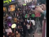 مظاهرات نسائية فى إسطنبول ضد قمع أردوغان فى اليوم العالمى للمرأة.. فيديو