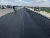 محافظة الجيزة: رصف طريق الحسانين بمنشأة القناطر بـ15 مليون جنيه.. صور